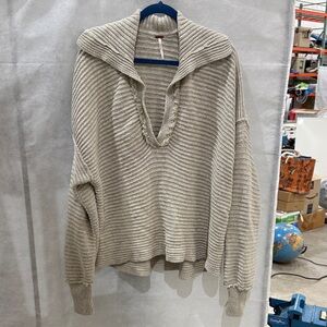 FP Movement by Free People light beige V-Neck Sweater